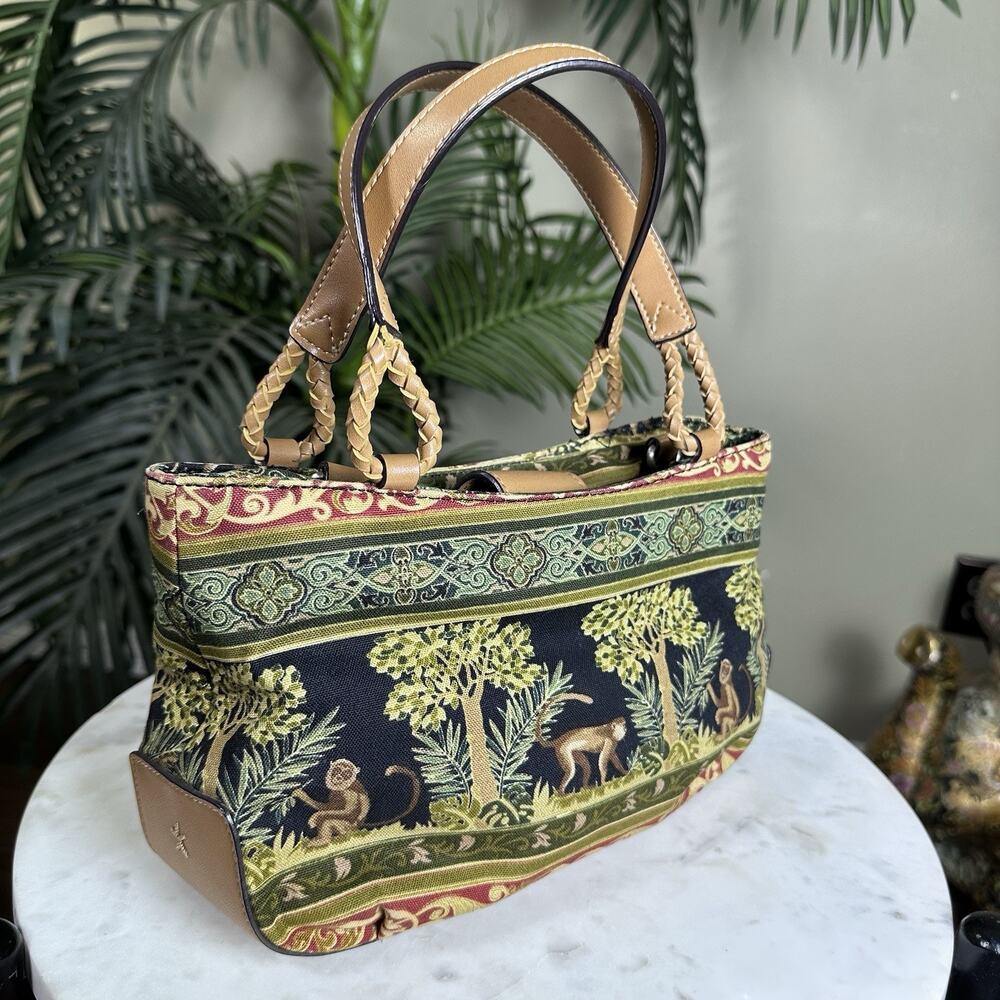 Relic Bag Satchel Crossbody Boho Jungle Print Vegan